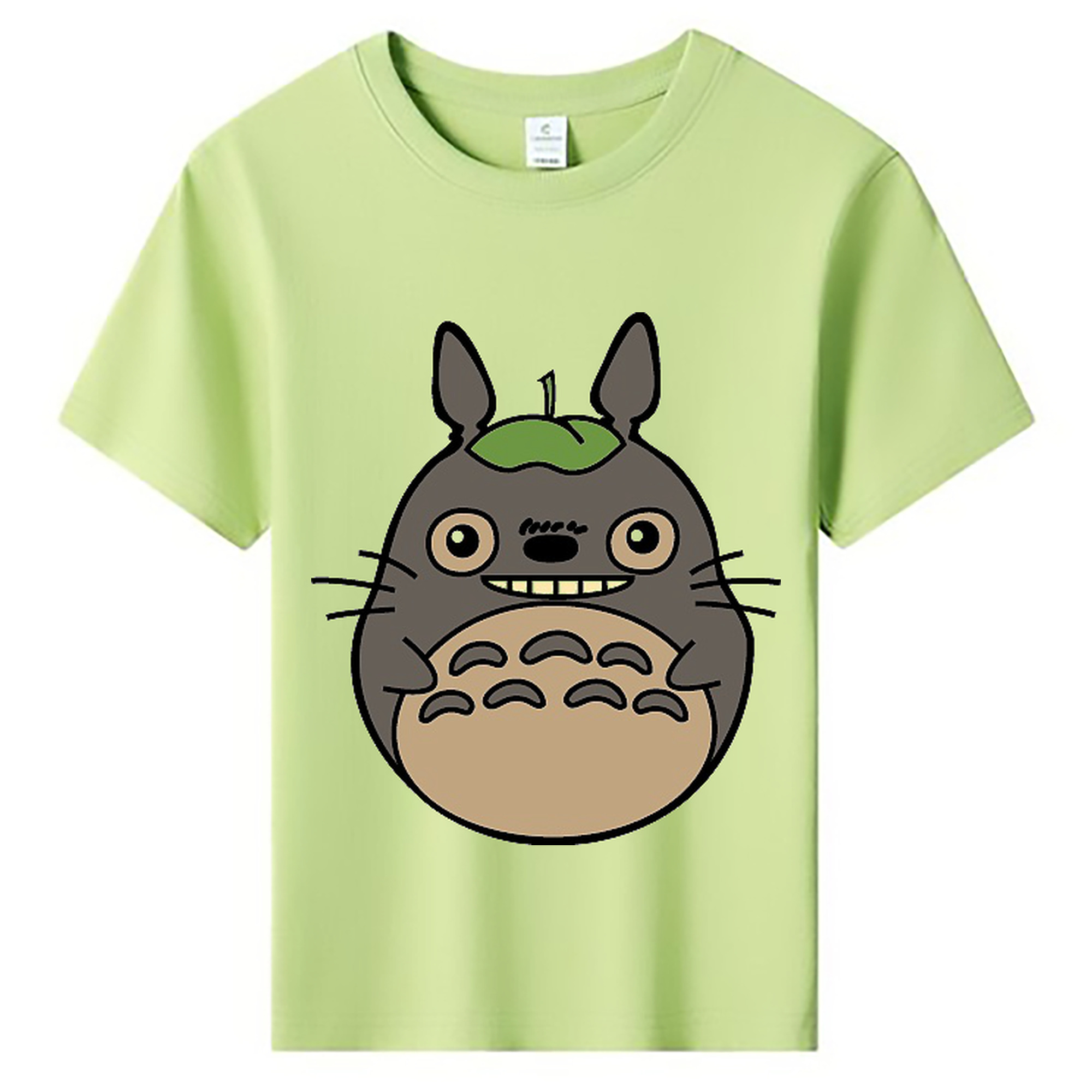 （画像用） となりのトトロ 草壁メイ 草壁サツキ My Neighbor Totoro Satsuki Kusakabe Mei Kusakabe 綿100％キッズTシャツ（フロントプリント）